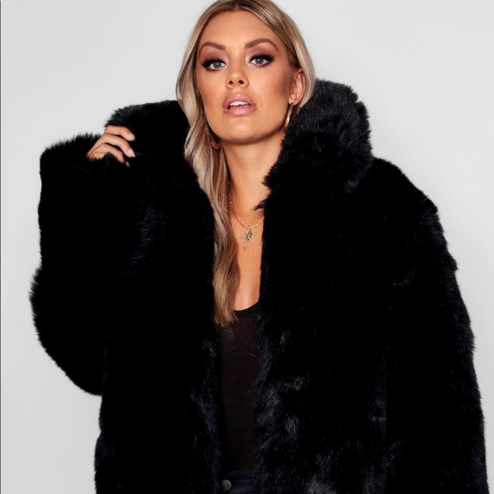 Plus Faux Coat